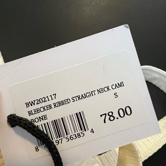 WSLY BANDIER Bleecker Ribbed straight neck Camo small Bone - Picture 6 of 7